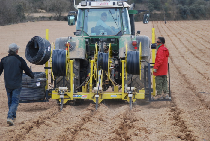 Nota de prensa: NAANDANJAIN, CON SEDE EN ALMERÍA, LOGRA UN AHORRO DE AGUA DEL 40% AL FINALIZAR CON ÉXITO EN EL CANAL SEGARRA-GARRIGUES (LLEIDA) LA IMPLANTACIÓN DE LA MAYOR FINCA EUROPEA CON EL SISTEMA DE RIEGO SUBSUPERFICIAL PARA CULTIVOS EXTENSIVOS