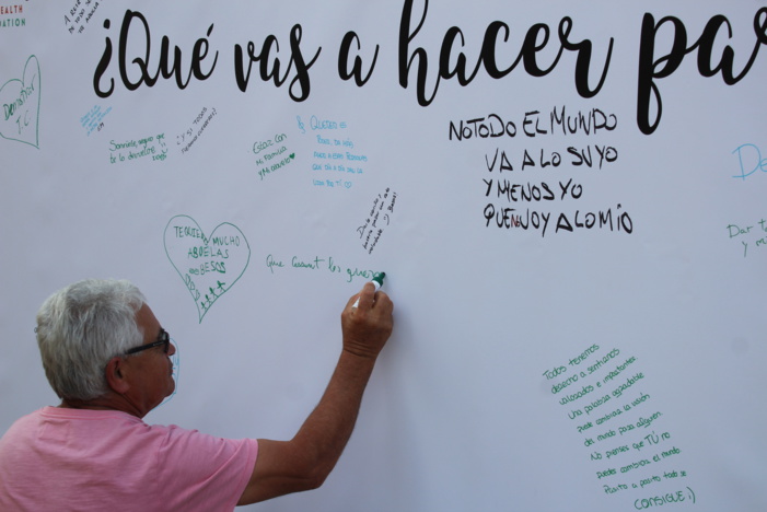 NOTA DE PRENSA: CIENTOS DE ASISTENTES AL MONKEY WEEK PUBLICAN Y COMPARTEN MENSAJES CON SU COMPROMISO POR EL CUIDADO EN UNA PIZARRA GIGANTE INSTALADA EN EL FESTIVAL NOTA DE PRENSA: CIENTOS DE ASISTENTES AL MONKEY WEEK PUBLICAN Y COMPARTEN MENSAJES CON SU COMPROMISO POR EL CUIDADO EN UNA PIZARRA GIGANTE INSTALADA EN EL FESTIVAL