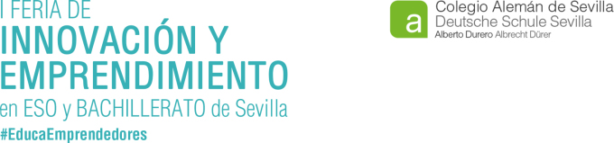 Invitación I Feria de Innovación y Emprendimiento en ESO y Bachillerato Invitación I Feria de Innovación y Emprendimiento en ESO y Bachillerato