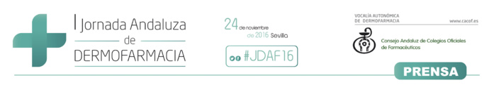 CONVOCATORIA: Más de 400 farmacéuticos se dan cita mañana en la I Jornada Andaluza de Dermofarmacia CONVOCATORIA: Más de 400 farmacéuticos se dan cita mañana en la I Jornada Andaluza de Dermofarmacia