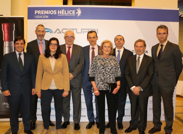 EL SECTOR AEROESPACIAL ANDALUZ DISTINGUE EN LA I EDICIÓN DE LOS PREMIOS HÉLICE A AIRBUS, GRUPO SEVILLA CONTROL Y EL CENTRO AVANZADO DE TECNOLOGÍAS AEROESPACIALES (CATEC) EL SECTOR AEROESPACIAL ANDALUZ DISTINGUE EN LA I EDICIÓN DE LOS PREMIOS HÉLICE A AIRBUS, GRUPO SEVILLA CONTROL Y EL CENTRO AVANZADO DE TECNOLOGÍAS AEROESPACIALES (CATEC)