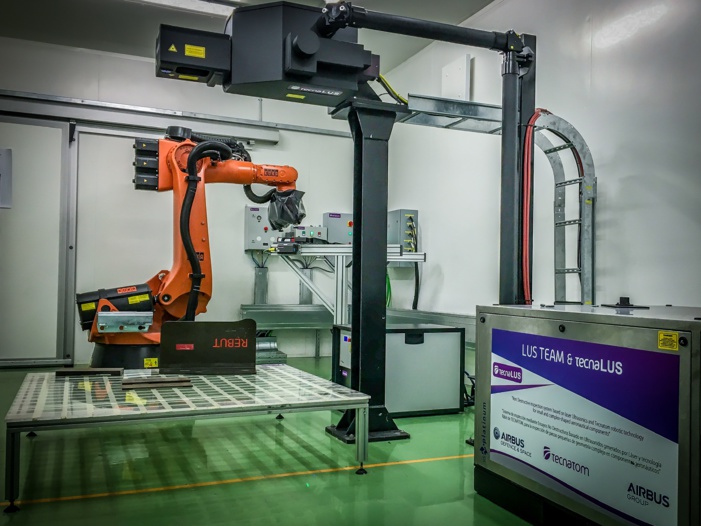 UN NUEVO SISTEMA DE INSPECCIÓN ULTRASÓNICA POR LÁSER, DESARROLLADO CONJUNTAMENTE POR AIRBUS Y TECNATOM, MEJORA LA EFICIENCIA EN LA PRODUCCIÓN AERONÁUTICA UN NUEVO SISTEMA DE INSPECCIÓN ULTRASÓNICA POR LÁSER, DESARROLLADO CONJUNTAMENTE POR AIRBUS Y TECNATOM, MEJORA LA EFICIENCIA EN LA PRODUCCIÓN AERONÁUTICA