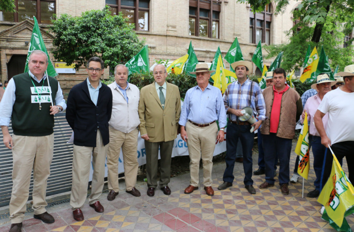 REGANTES DE TORRE DEL ÁGUILA (UTRERA) EXIGEN A LAS PUERTAS DE LA CHG LA CONEXIÓN URGENTE CON EL CANAL DEL BAJO GUADALQUIVIR TRAS PERDER UNA CAMPAÑA VALORADA EN 10 MILLONES DE EUROS REGANTES DE TORRE DEL ÁGUILA (UTRERA) EXIGEN A LAS PUERTAS DE LA CHG LA CONEXIÓN URGENTE CON EL CANAL DEL BAJO GUADALQUIVIR TRAS PERDER UNA CAMPAÑA VALORADA EN 10 MILLONES DE EUROS