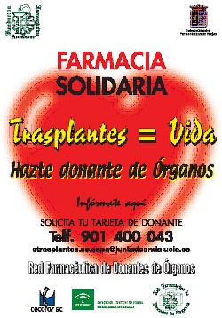 LA FARMACIA ONUBENSE FOMENTARÁ ENTRE LOS CIUDADANOS LA CULTURA DE LA DONACIÓN DE ÓRGANOS LA FARMACIA ONUBENSE FOMENTARÁ ENTRE LOS CIUDADANOS LA CULTURA DE LA DONACIÓN DE ÓRGANOS