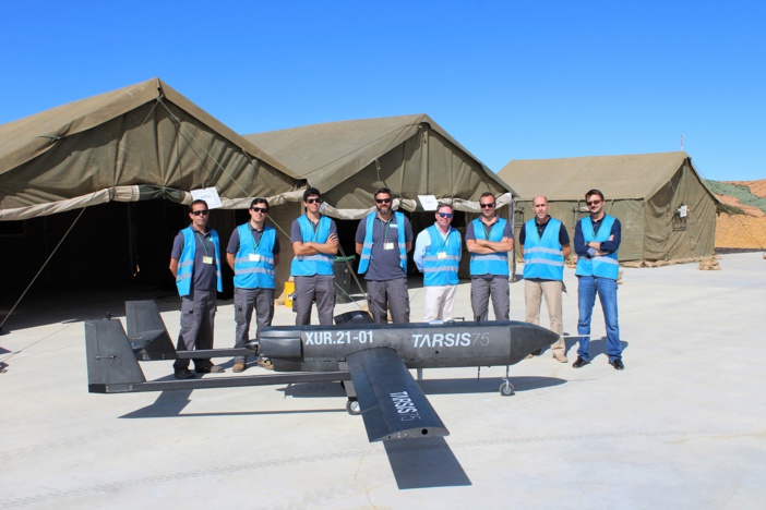 El RPAS TARSIS 75 de AERTEC Solutions realiza la evaluación operativa en el marco del Programa Rapaz del Ministerio de Defensa de España El RPAS TARSIS 75 de AERTEC Solutions realiza la evaluación operativa en el marco del Programa Rapaz del Ministerio de Defensa de España