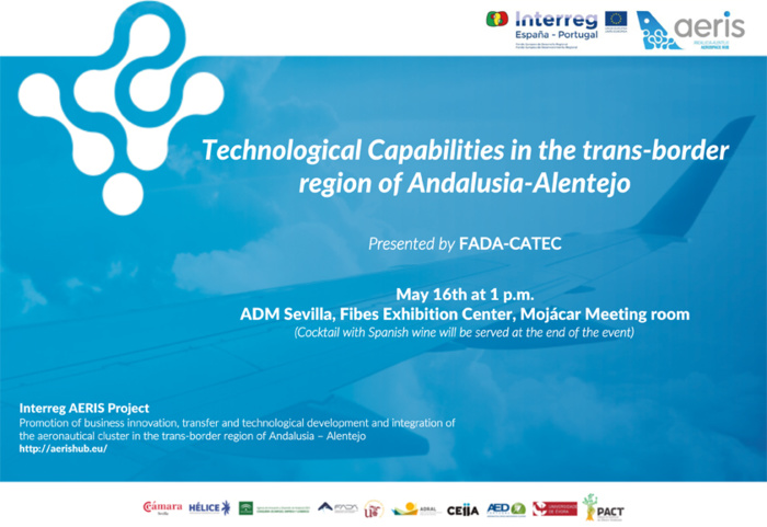 Invitación Conferencia “Capacidades tecnológicas en la región transfronteriza Andalucía-Alentejo” - 16 Mayo Sevilla