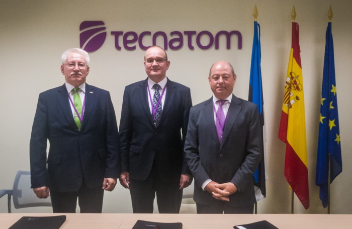 NOTA DE PRENSA: TECNATOM Y LA EMPRESA ESTONIA DATEL FIRMAN UN ACUERDO DE COLABORACIÓN PARA PROVEER SOLUCIONES TECNOLÓGICAS AVANZADAS NOTA DE PRENSA: TECNATOM Y LA EMPRESA ESTONIA DATEL FIRMAN UN ACUERDO DE COLABORACIÓN PARA PROVEER SOLUCIONES TECNOLÓGICAS AVANZADAS