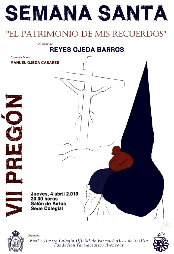 Reyes Ojeda ofrece este jueves el pregón de Semana Santa del Colegio de Farmacéuticos de Sevilla Reyes Ojeda ofrece este jueves el pregón de Semana Santa del Colegio de Farmacéuticos de Sevilla