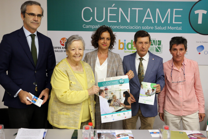 Se pone en marcha la campaña ‘Cuéntame tú’ para sensibilizar sobre los problemas de salud mental y el apoyo a cuidadores y familiares desde las farmacias andaluzas Se pone en marcha la campaña ‘Cuéntame tú’ para sensibilizar sobre los problemas de salud mental y el apoyo a cuidadores y familiares desde las farmacias andaluzas