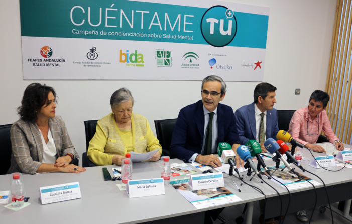 Se pone en marcha la campaña ‘Cuéntame tú’ para sensibilizar sobre los problemas de salud mental y el apoyo a cuidadores y familiares desde las farmacias andaluzas Se pone en marcha la campaña ‘Cuéntame tú’ para sensibilizar sobre los problemas de salud mental y el apoyo a cuidadores y familiares desde las farmacias andaluzas