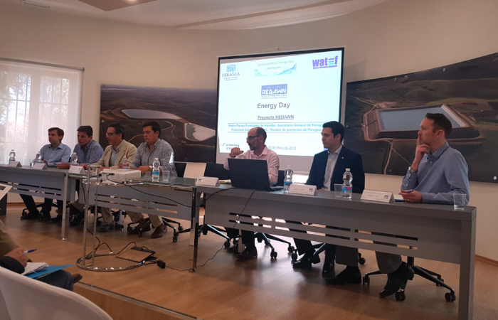 Puesta de largo de la planta piloto en España de REDAWN en Palma del Río, proyecto europeo para mejorar la eficiencia energética de distribución de agua en redes mediante el uso de microturbinas Puesta de largo de la planta piloto en España de REDAWN en Palma del Río, proyecto europeo para mejorar la eficiencia energética de distribución de agua en redes mediante el uso de microturbinas