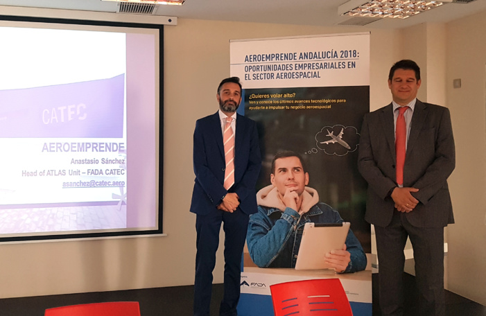 Pymes y emprendedores de Jaén conocen las últimas tecnologías del sector aeroespacial para ayudarles a impulsar su negocio o proyecto empresarial