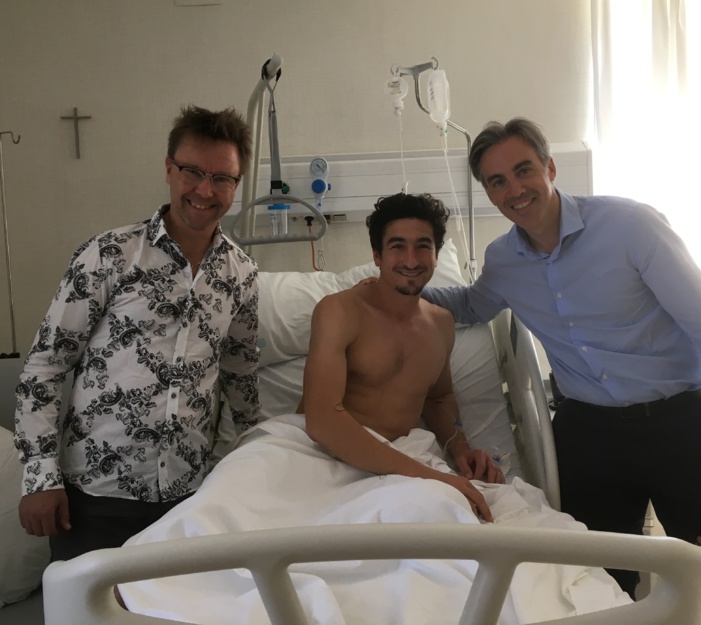 HUELVA // ANDRÉS LAMAS, JUGADOR DEL RECREATIVO ENTRE 2008 Y 2012, OPERADO CON ÉXITO DE LOS ISQUIOTIBIALES POR EL DOCTOR LÓPEZ-VIDRIERO HUELVA // ANDRÉS LAMAS, JUGADOR DEL RECREATIVO ENTRE 2008 Y 2012, OPERADO CON ÉXITO DE LOS ISQUIOTIBIALES POR EL DOCTOR LÓPEZ-VIDRIERO