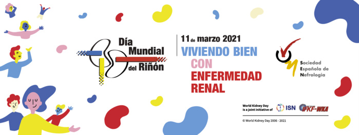 Convocatoria virtual - Expertos, pacientes, y celebridades del ámbito cultural y social presentan mañana la campaña del Día Mundial del Riñón en España