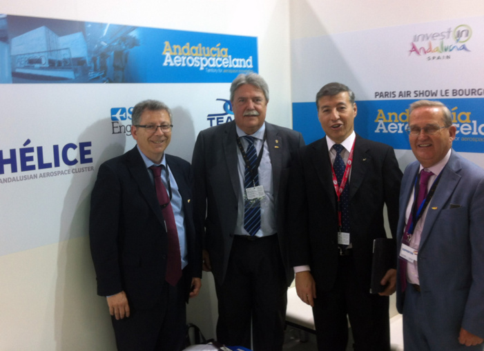LA INDUSTRIA AERONÁUTICA ANDALUZA REFUERZA SU POSICIONAMIENTO EN EL SECTOR CON MÁS 200 CONTACTOS Y ENCUENTROS COMERCIALES CON EMPRESAS INTERNACIONALES EN LE BOURGET LA INDUSTRIA AERONÁUTICA ANDALUZA REFUERZA SU POSICIONAMIENTO EN EL SECTOR CON MÁS 200 CONTACTOS Y ENCUENTROS COMERCIALES CON EMPRESAS INTERNACIONALES EN LE BOURGET