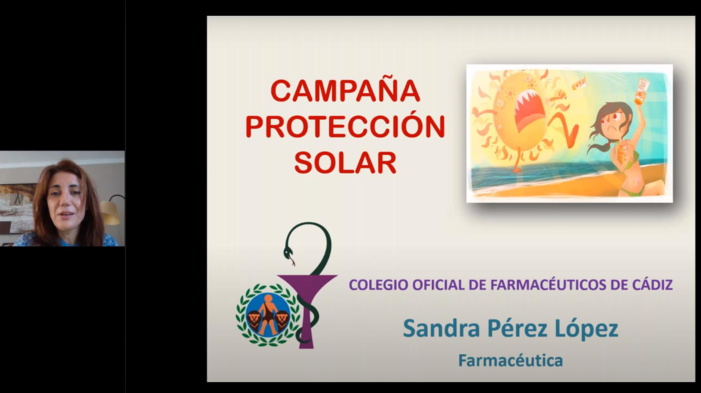 El Colegio de Farmacéuticos de Cádiz ofrece de forma online consejos a escolares de Jerez de la Frontera para una correcta protección solar El Colegio de Farmacéuticos de Cádiz ofrece de forma online consejos a escolares de Jerez de la Frontera para una correcta protección solar