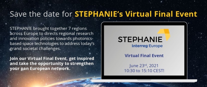 Invitación evento final del proyecto STEPHANIE, 23 de junio