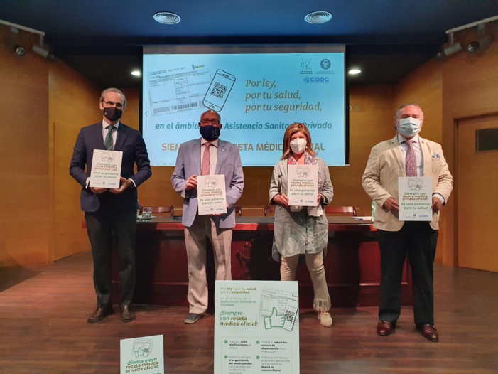Los Colegios de Médicos, Farmacéuticos y Dentistas de Cádiz lanzan una campaña que incide en el buen uso de la receta médica privada como garantía de salud y de seguridad para los pacientes Los Colegios de Médicos, Farmacéuticos y Dentistas de Cádiz lanzan una campaña que incide en el buen uso de la receta médica privada como garantía de salud y de seguridad para los pacientes