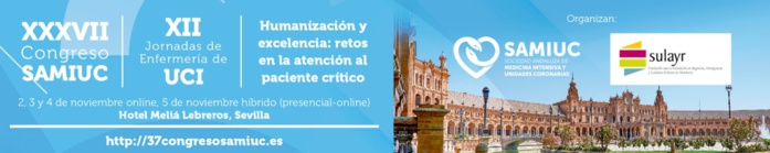 NOTA DE PRENSA: Especialistas en medicina intensiva y enfermería de toda Andalucía analizarán el impacto de la Covid-19 en la atención al paciente crítico en el 37 Congreso de la SAMIUC NOTA DE PRENSA: Especialistas en medicina intensiva y enfermería de toda Andalucía analizarán el impacto de la Covid-19 en la atención al paciente crítico en el 37 Congreso de la SAMIUC