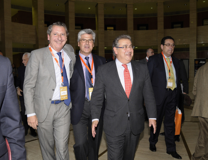 Jesús Maza, presidente de Red ELIGE, junto a Juan Ignacio Zoido, en la inauguración. Jesús Maza, presidente de Red ELIGE, junto a Juan Ignacio Zoido, en la inauguración.