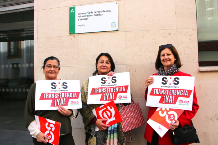 FEUSO Andalucía insiste al Gobierno andaluz: la legislatura se acaba y el profesorado de Religión de los CEIP sigue sin ser transferido a la Junta de Andalucía FEUSO Andalucía insiste al Gobierno andaluz: la legislatura se acaba y el profesorado de Religión de los CEIP sigue sin ser transferido a la Junta de Andalucía