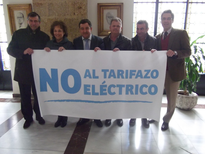 Los regantes, junto al presidente de la Diputación de Cádiz, José Loaiza. Los regantes, junto al presidente de la Diputación de Cádiz, José Loaiza.