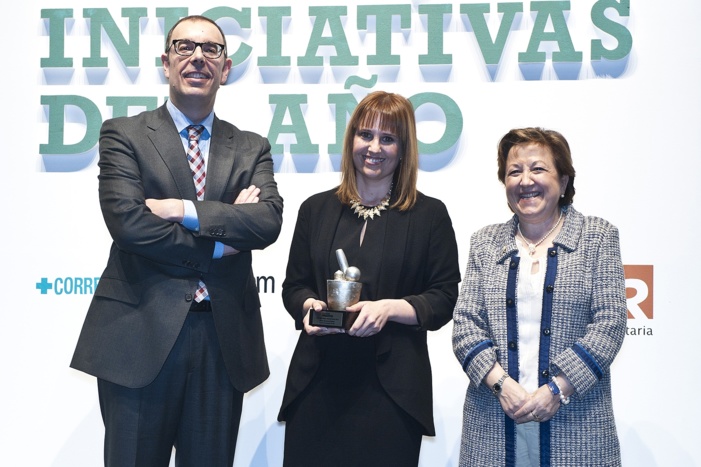 La farmacéutica sevillana Gema Herrerías, premiada con el galardón de 'Farmacéutico del Año' 2013