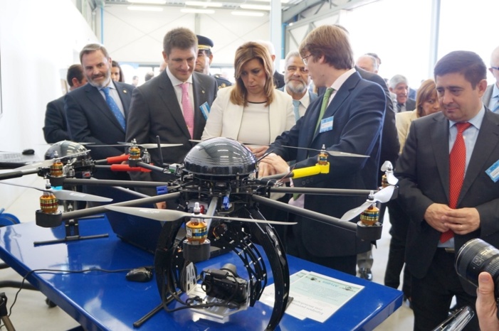 Opening ceremony of the ATLAS flight test centre, Spain’s first facility devoted to testing unmanned aerial systems Opening ceremony of the ATLAS flight test centre, Spain’s first facility devoted to testing unmanned aerial systems