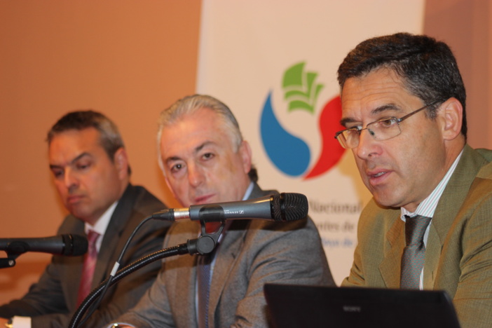 De izquierda a derecha: Manuel Raigada, Fernando Sánchez y Pedro Parias. De izquierda a derecha: Manuel Raigada, Fernando Sánchez y Pedro Parias.