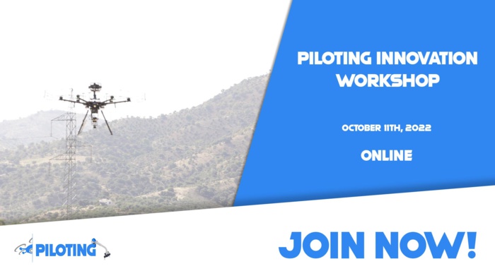 Inscripciones abiertas para el webinar “PILOTING Innovation Workshop". 11 de octubre, 9.30-12.00 Inscripciones abiertas para el webinar “PILOTING Innovation Workshop". 11 de octubre, 9.30-12.00