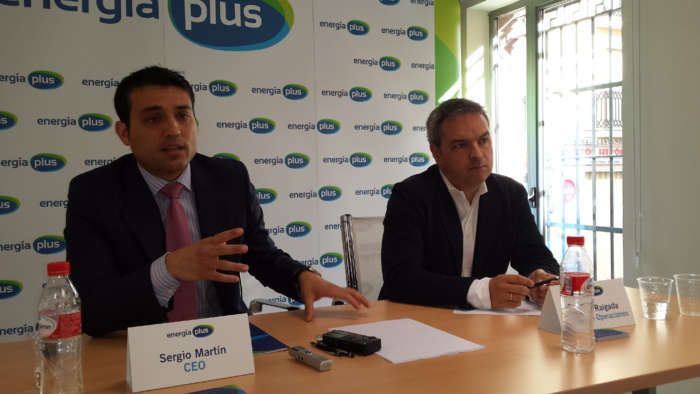 A la izquierda, Sergio Martín, CEO de Energía Plus. A la derecha, Manuel Raigada, director de Operaciones de Energía Plus. A la izquierda, Sergio Martín, CEO de Energía Plus. A la derecha, Manuel Raigada, director de Operaciones de Energía Plus.