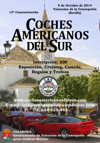 VALENCINA ACOGE UNA CONCENTRACIÓN DE VEHÍCULOS AMERICANOS EL PRÓXIMO DOMINGO VALENCINA ACOGE UNA CONCENTRACIÓN DE VEHÍCULOS AMERICANOS EL PRÓXIMO DOMINGO