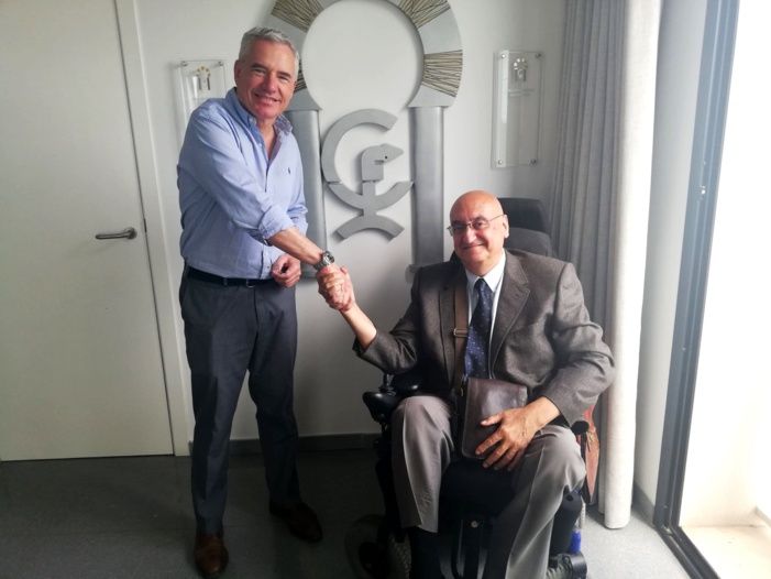 Los farmacéuticos cordobeses abordan con la asociación ‘Cota Cero’ cómo hacer más accesibles las farmacias de la provincia Los farmacéuticos cordobeses abordan con la asociación ‘Cota Cero’ cómo hacer más accesibles las farmacias de la provincia