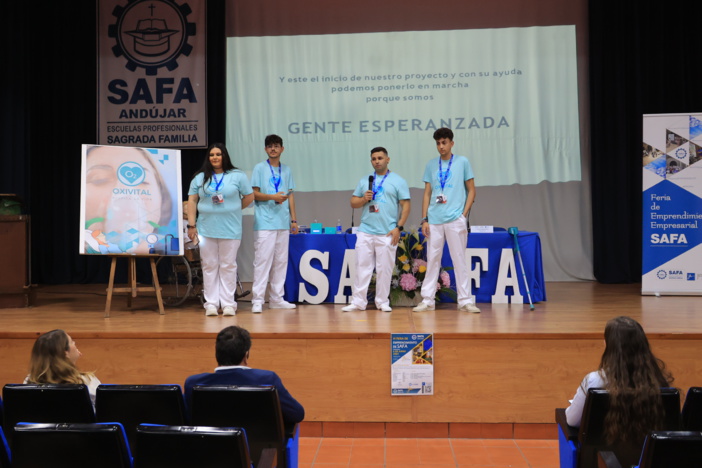NOTA DE PRENSA/JAÉN: DOS PROYECTOS DE ALUMNOS DE FP DE SAFA ANDÚJAR CONSIGUEN EL PRIMER Y SEGUNDO PREMIO DE LA VI DEL EMPRENDIMIENTO NOTA DE PRENSA/JAÉN: DOS PROYECTOS DE ALUMNOS DE FP DE SAFA ANDÚJAR CONSIGUEN EL PRIMER Y SEGUNDO PREMIO DE LA VI DEL EMPRENDIMIENTO