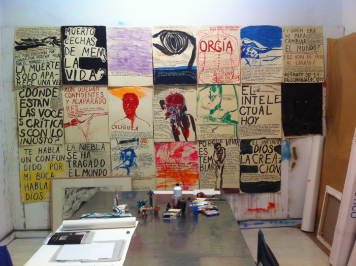 PACO PÉREZ VALENCIA PRESENTA LA EXPOSICIÓN "DIBUJOS SALVAJES" EN LA FUNDACIÓN VALENTÍN DE MADARIAGA PACO PÉREZ VALENCIA PRESENTA LA EXPOSICIÓN "DIBUJOS SALVAJES" EN LA FUNDACIÓN VALENTÍN DE MADARIAGA