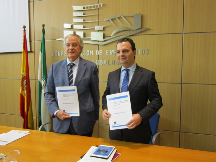 De izquierda a derecha, Julián Gómez Gotor y Francisco Fernández De izquierda a derecha, Julián Gómez Gotor y Francisco Fernández