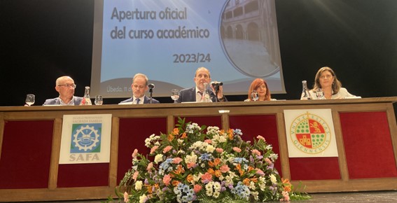 NOTA DE PRENSA/JAÉN: EL RECTOR DE LA UNIVERSIDAD DE JAÉN, NICOLÁS RUIZ REYES, INAUGURA EL CURSO ACADÉMICO 2023-2024 DEL CENTRO UNIVERSITARIO SAFA, ADSCRITO A LA UNIVERSIDAD DE JAÉN NOTA DE PRENSA/JAÉN: EL RECTOR DE LA UNIVERSIDAD DE JAÉN, NICOLÁS RUIZ REYES, INAUGURA EL CURSO ACADÉMICO 2023-2024 DEL CENTRO UNIVERSITARIO SAFA, ADSCRITO A LA UNIVERSIDAD DE JAÉN