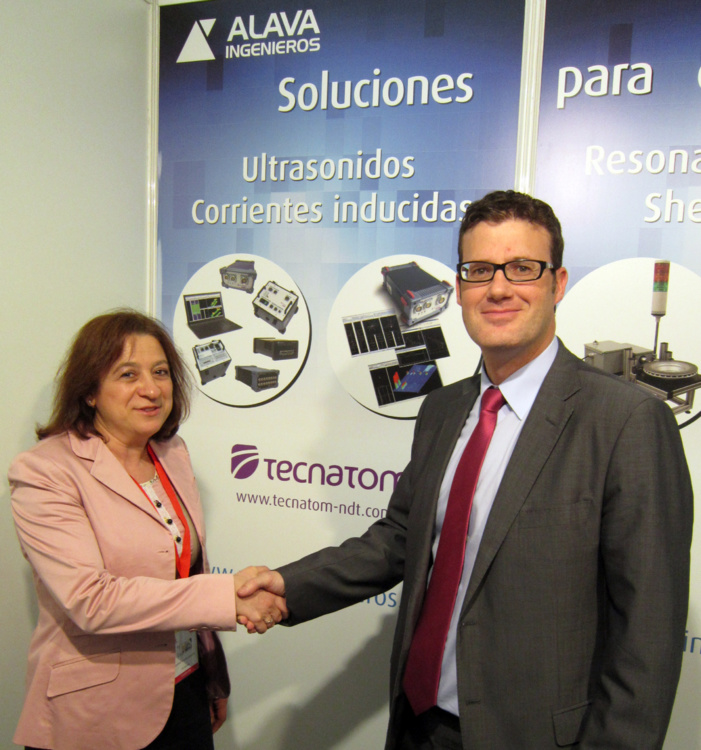 TECNATOM Y ÁLAVA INGENIEROS ACUERDAN LA DISTRIBUCIÓN DE INSTRUMENTOS DE ENSAYOS NO DESTRUCTIVOS EN ESPAÑA, PORTUGAL, AMÉRICA LATINA Y PAÍSES DEL MAGREB TECNATOM Y ÁLAVA INGENIEROS ACUERDAN LA DISTRIBUCIÓN DE INSTRUMENTOS DE ENSAYOS NO DESTRUCTIVOS EN ESPAÑA, PORTUGAL, AMÉRICA LATINA Y PAÍSES DEL MAGREB