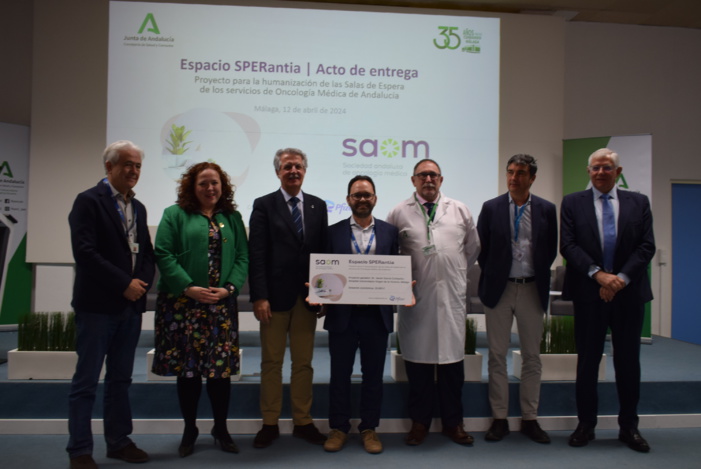 Nota prensa - La sala de espera de oncología del Hospital Universitario Virgen de la Victoria de Málaga se transformará en un espacio más humanizado y confortable para los pacientes gracias al proyecto “Espacio SPERantia” Nota prensa - La sala de espera de oncología del Hospital Universitario Virgen de la Victoria de Málaga se transformará en un espacio más humanizado y confortable para los pacientes gracias al proyecto “Espacio SPERantia”