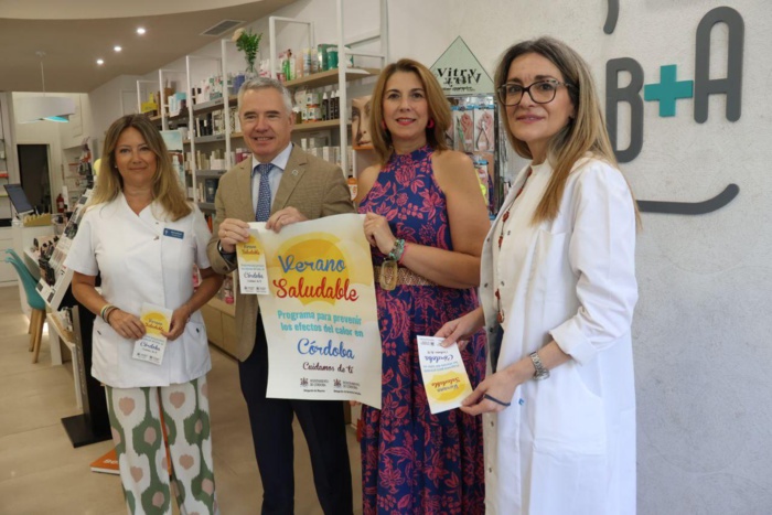 Nota de prensa - Las farmacias de Córdoba colaboran con el Ayuntamiento para prevenir los efectos de las altas temperaturas y promover un verano saludable entre las personas mayores Nota de prensa - Las farmacias de Córdoba colaboran con el Ayuntamiento para prevenir los efectos de las altas temperaturas y promover un verano saludable entre las personas mayores