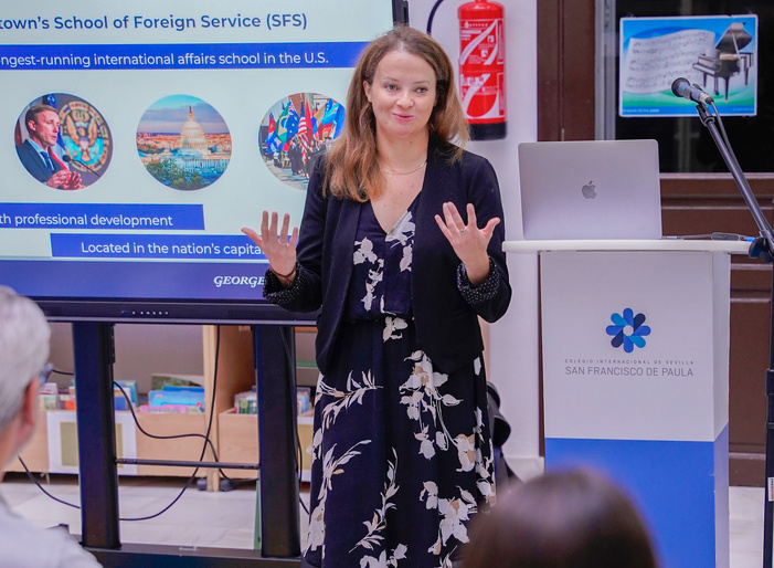 NOTA DE PRENSA: LA GEORGETOWN UNIVERSITY ELIGE EL COLEGIO INTERNACIONAL DE SEVILLA - SAN FRANCISCO DE PAULA PARA PRESENTAR EN ANDALUCÍA SUS PROGRAMAS DE POSGRADO NOTA DE PRENSA: LA GEORGETOWN UNIVERSITY ELIGE EL COLEGIO INTERNACIONAL DE SEVILLA - SAN FRANCISCO DE PAULA PARA PRESENTAR EN ANDALUCÍA SUS PROGRAMAS DE POSGRADO