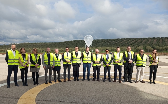 Nota de Prensa- B2Space lanza con éxito dos microHABs en el centro de vuelos ATLAS desarrollados con soluciones innovadoras para la gestión de emergencias y del territorio