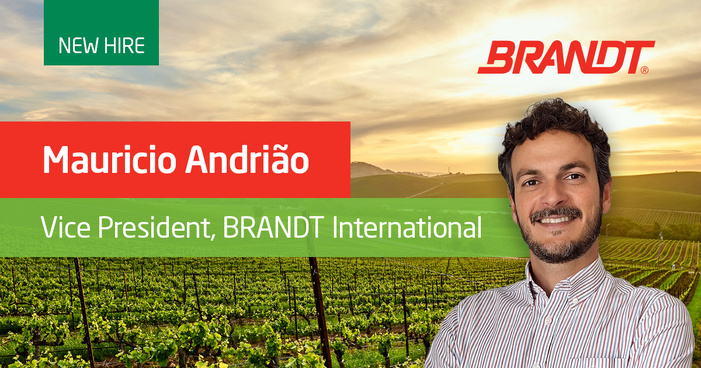 COMUNICADO INFORMATIVO: BRANDT RENUEVA SU EQUIPO INTERNACIONAL Y DA LA BIENVENIDA A MAURICIO ANDRIÃO COMO VICEPRESIDENTE