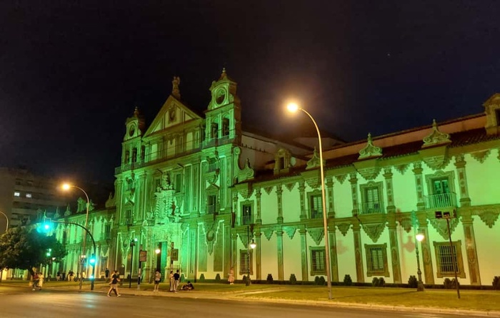 Nota de prensa - Los edificios de la Diputación y el Ayuntamiento de Córdoba se iluminan de verde para sumarse al reconocimiento de la labor de los farmacéuticos cordobeses