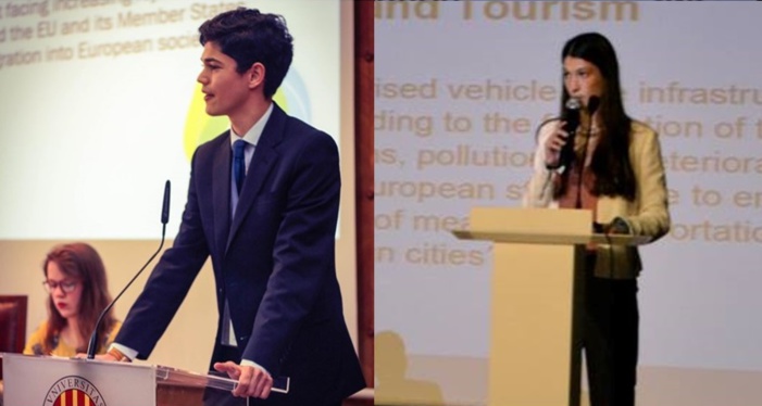 NOTA DE PRENSA: DOS ALUMNOS DEL COLEGIO REPRESENTARÁN A ESPAÑA EN LAS SESIONES INTERNACIONALES DEL JOVEN PARLAMENTO EUROPEO NOTA DE PRENSA: DOS ALUMNOS DEL COLEGIO REPRESENTARÁN A ESPAÑA EN LAS SESIONES INTERNACIONALES DEL JOVEN PARLAMENTO EUROPEO