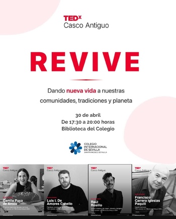NOTA DE PRENSA: SEVILLA ACOGE MAÑANA EL ESTRENO DE 'TEDXCASCO ANTIGUO', EL PRIMER TEDX EN LA CIUDAD DESDE 2018 NOTA DE PRENSA: SEVILLA ACOGE MAÑANA EL ESTRENO DE 'TEDXCASCO ANTIGUO', EL PRIMER TEDX EN LA CIUDAD DESDE 2018