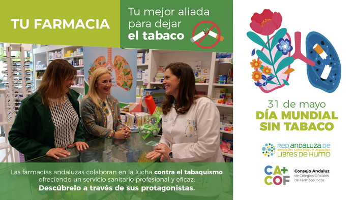 Las farmacias andaluzas, aliadas clave para dejar de fumar gracias a su cercanía y capilaridad territorial, así como por la cualificación de sus profesionales Las farmacias andaluzas, aliadas clave para dejar de fumar gracias a su cercanía y capilaridad territorial, así como por la cualificación de sus profesionales