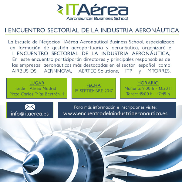I Encuentro Sectorial de la Industria Aeronáutica - 15 de Septiembre 2017, Madrid