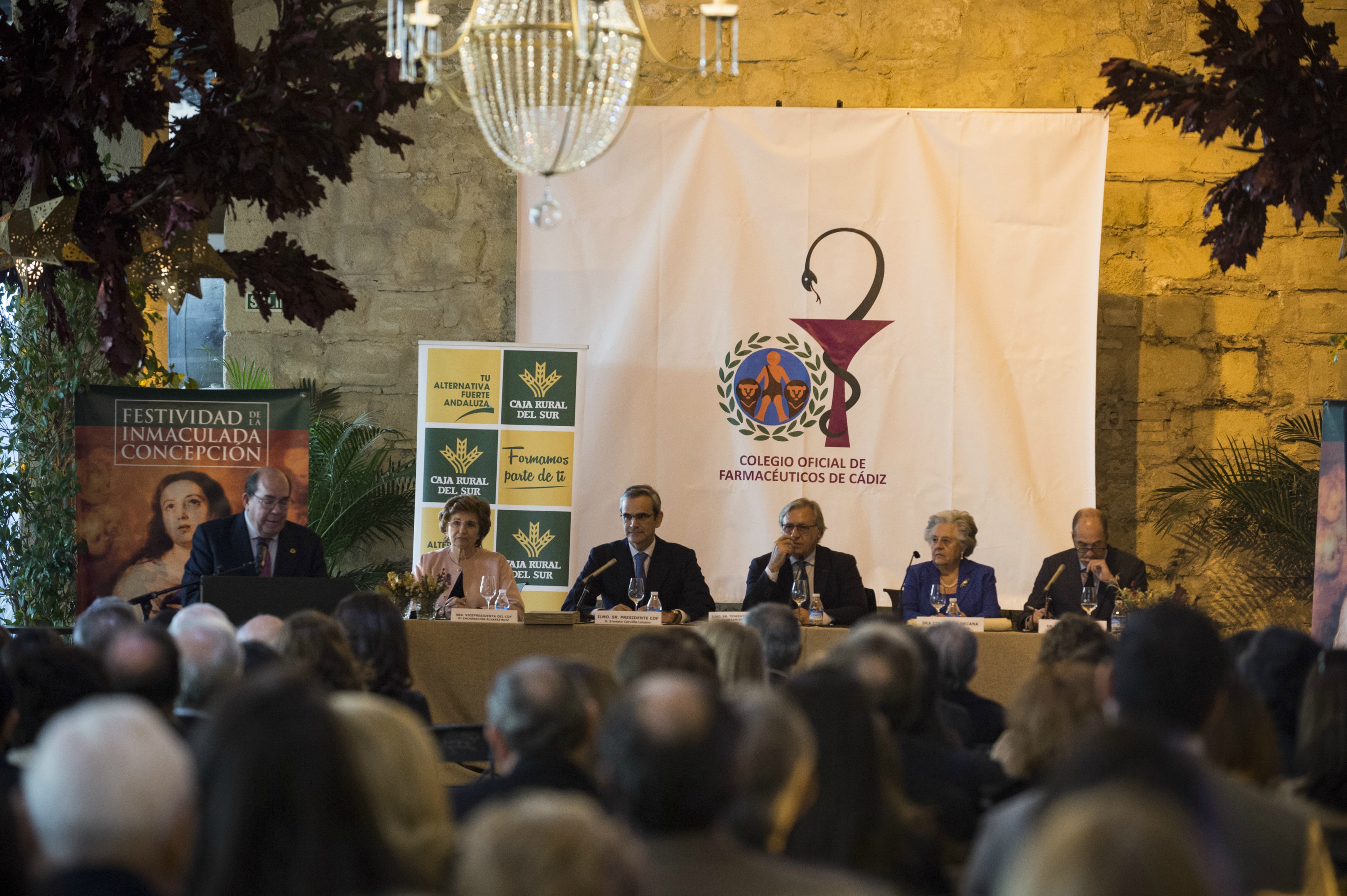 La farmacia gaditana homenajea a sus referentes profesionales con motivo de las fiestas en honor a su patrona, la Inmaculada Concepción La farmacia gaditana homenajea a sus referentes profesionales con motivo de las fiestas en honor a su patrona, la Inmaculada Concepción