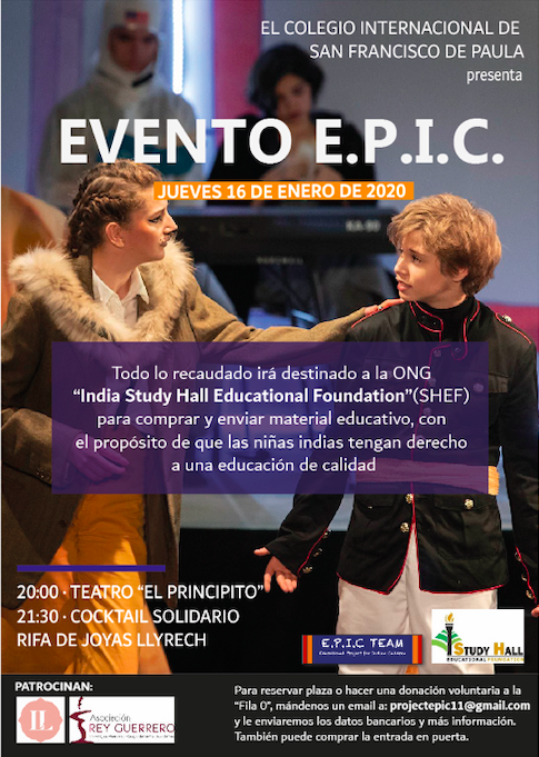 NOTA DE AGENDA Y CONVOCATORIA A GRÁFICOS: ALUMNOS DEL COLEGIO DE SAN FRANCISCO DE PAULA INTERPRETAN MAÑANA ‘EL PRINCIPITO’ PARA RECAUDAR FONDOS PARA UN PROYECTO DE COOPERACIÓN INTERNACIONAL DE AYUDA A NIÑAS INDIAS NOTA DE AGENDA Y CONVOCATORIA A GRÁFICOS: ALUMNOS DEL COLEGIO DE SAN FRANCISCO DE PAULA INTERPRETAN MAÑANA ‘EL PRINCIPITO’ PARA RECAUDAR FONDOS PARA UN PROYECTO DE COOPERACIÓN INTERNACIONAL DE AYUDA A NIÑAS INDIAS